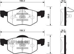 Купить SANGSIN SP1519 Колодки тормозные дисковые Ford Maverick 2.0-3.0i 01 SP1519