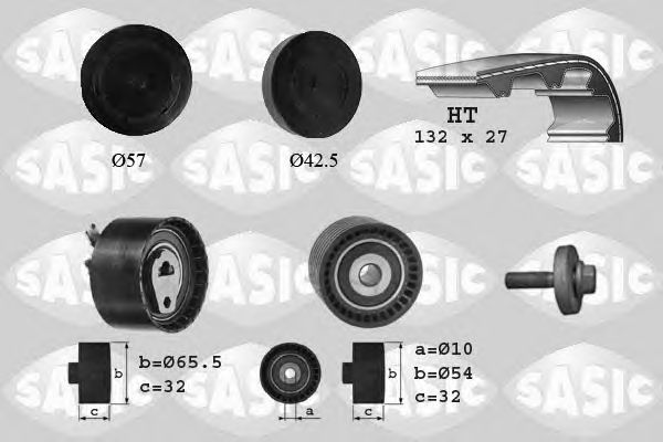 Купить SASIC 1754008 Комплект ремня ГРМ RENAULT LOGAN/SANDERO 1754008