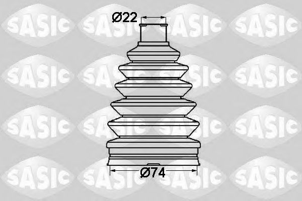 Купить SASIC 1904008 Пыльник ШРУСа RENAULT DUSTER, LOGAN, SANDERO 1904008