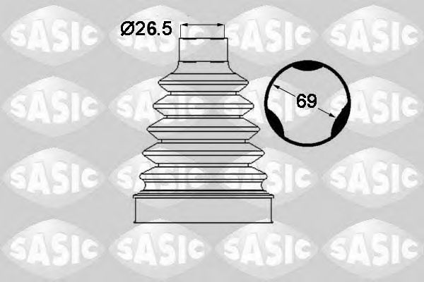 Купить SASIC 1904017 Пыльник ШРУСа внутренний RENAULT MEGANE III 1.5dCi 1904017
