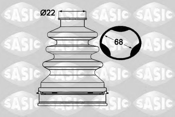 Купить SASIC 1904027 Пыльник ШРУСа внутренний RENAULT MEGANE III 2.0CVT, 2.0TCe 1904027