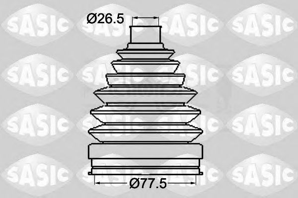 Купить SASIC 1904038 Пыльник ШРУСа внешний RENAULT KANGOO II 1.5dCi, 1.6 1904038