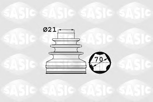 Купить SASIC 1906025 Пыльник ШРУСа внутренний VW PASSAT (3C) 2.0FSI, 2.0TDI 1906025