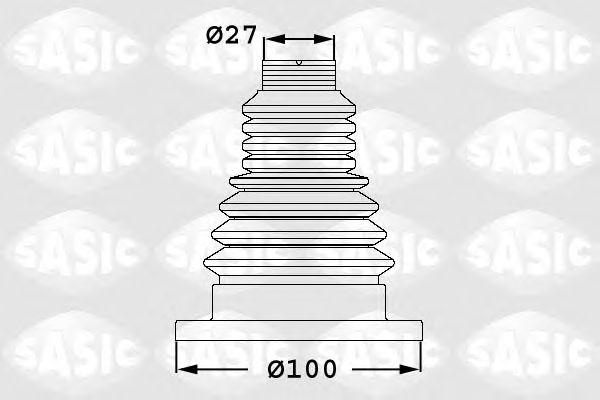 Купить SASIC 1906033 Пыльник ШРУСа внутренний SKODA OCTAVIA (1Z) 1.4/1.6 1906033