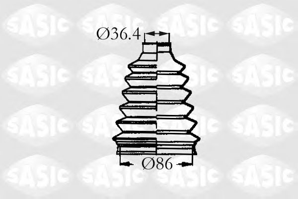 Купить SASIC 2933313 Пыльник ШРУСа внешний CITROEN C4, PEUGEOT 307, 308, PARTNER 2933313