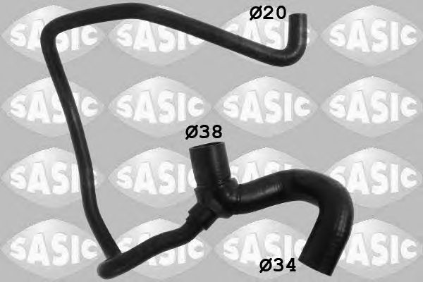 Купить SASIC 3406258 Шланг радиатора нижний OPEL ASTRA H 3406258