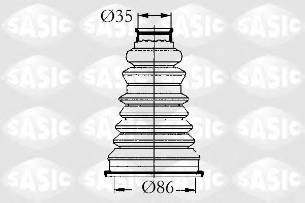 Купить SASIC 4003432 Пыльник ШРУСа внешний RENAULT LOGAN, SANDERO 4003432