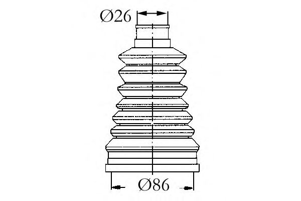 Купить SASIC 4003440 Пыльник ШРУСа внешний RENAULT CLIO II, KANGOO, LAGUNA 4003440