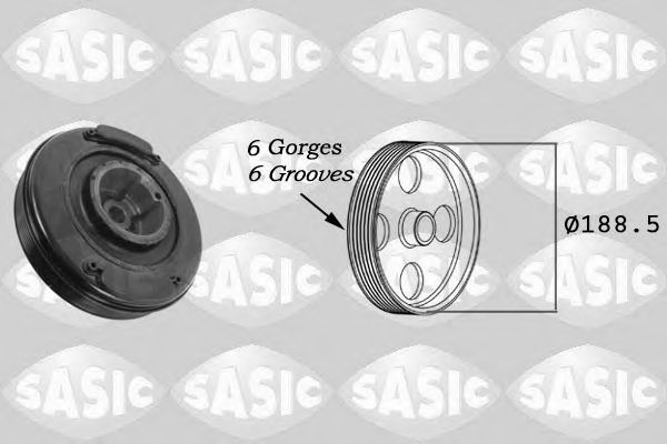 Купить SASIC 9001807 Шкив коленвала