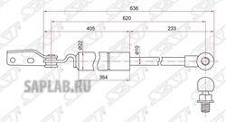 Купить SAT STLC6263620F Левый амортизатор багажника MPV 99-06 LC6263620