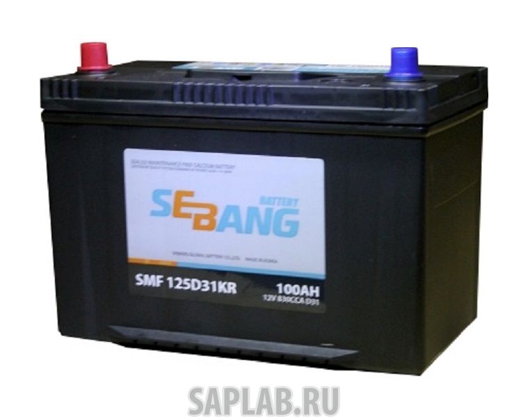 Купить SEBANG SMF125D31KR Аккумулятор SEBANG SMF 100 А/ч прямая L+ EN 830A 306x173x225 SMF 125D31KR SMF 125D31KR