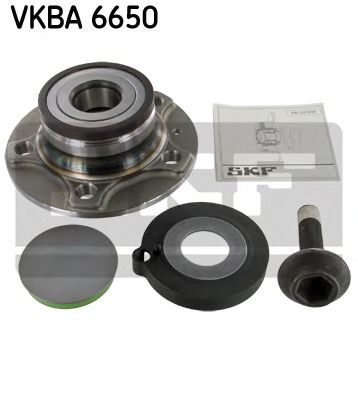 Купить SKF VKBA6650 к-кт подшипника ступицы задней! со ступицей\ Audi A4/A5 1.8/2.0TFSi/2.0TDi/2.7TDi 07>