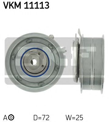Купить SKF VKM11113 Ролик натяжной ремня ГРМ Audi A4/S4 1.6 11/94-99, VW Passat 1.6 10/96-99, Golf/Vento 1.6 98-99, Bora 1.6/2.0 99-, Beetle 2.0 98-99, SEAT Toledo 1.6 10/98-99