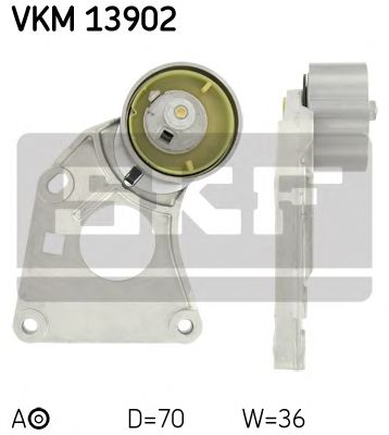 Купить SKF VKM13902 Натяжитель ремня ГРМ Citroen C5/C6/C8//Xantia/XM, Fiat Ulysse, LANCIA Phedra, Peugeot 406/407/605/607/807, Renault Avantime/Clio/Espace/Laguna 3.0 V6 24v 97-, Safrane