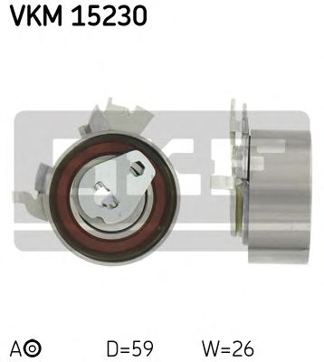 Купить SKF VKM15230 Ролик натяжной ремня ГРМ Opel Frontera A/B 2.2 95-, Omega B 2.2 16v 99-03, Sintra 2.2 16v 96-99, Vectra 2.2 16v 00-03