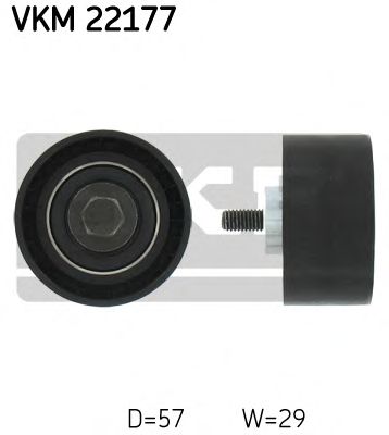 Купить SKF VKM22177 Ролик промежуточный ремня ГРМ Fiat Brava/Marea 1.8 16V (->Mot. 1615595) 10/95>