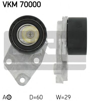 Купить SKF VKM70000 Ролик натяжной ремня ГРМ Daewoo Nexia 1.4i-1.5i-1.6i 16V 95>
