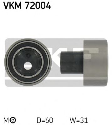 Купить SKF VKM72004 Ролик натяжной ремня ГРМ Nissan Terrano 3.0i 01/90> Maxima J30 3.0 12/88>