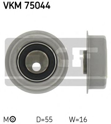 Купить SKF VKM75044 Ролик натяжной ремня ГРМ Hyundai Lantra 1.8 90-95, Sonata 2.0 91-98, Santamo 2.0 99-, Mitsubishi Galant 2.0 92-95