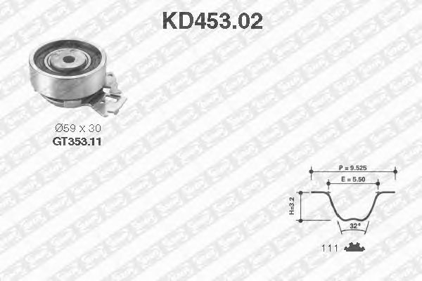 Купить запчасть SNR - KD45302 