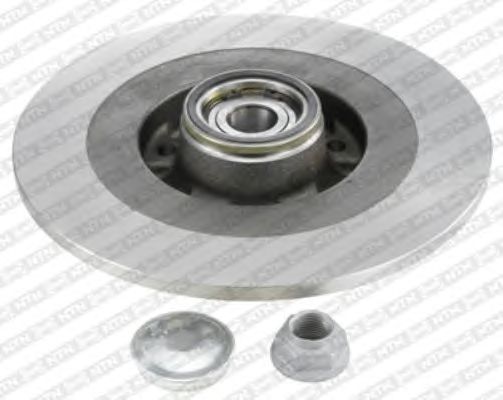 Купить SNR KF15590U диск тормозной задний! с подшипником и кольцом ABS\ Renault Laguna 07>