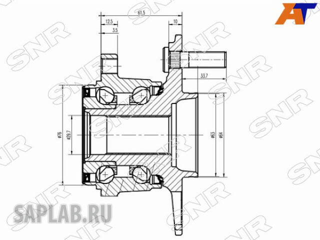 Купить SNR/NTN R174.67 Ступица в сборе R174.67