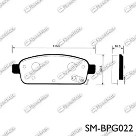 Купить запчасть SPEEDMATE - SMBPG022 