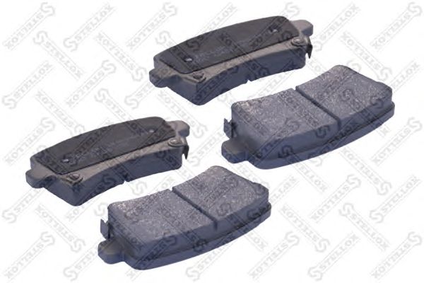 Купить STELLOX 000045BSX колодки дисковые задние! с антискрип. пластинами\ Opel Insignia all 08>