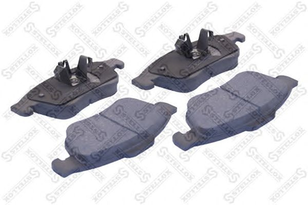 Купить STELLOX 000050BSX колодки дисковые передние! с антискрип. пластинами\ Renault Megane Sedan/Coupe 08>