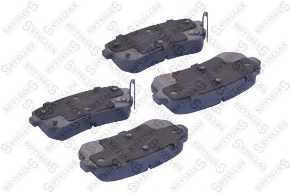 Купить STELLOX 000054BSX колодки дисковые задние! с антискрип. пластинами\ KIA Ceed 1.4i-2.0CRDi 06>