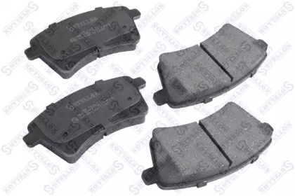 Купить STELLOX 000060BSX колодки дисковые передние! с антискрип. пластинами\ Renault Kangoo 1.6/1.5DCi 08>