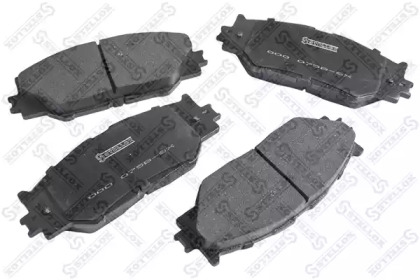 Купить STELLOX 000075BSX колодки дисковые передние! с антискрип. пластинами\ Lexus IS II 2.5/2.2D 05>