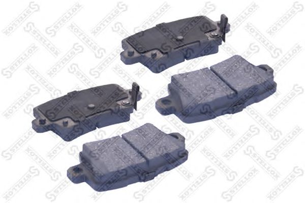 Купить STELLOX 000076BSX колодки дисковые задние! с антискрип. пл.\ Honda Civic VII 1.3i/1.4/1.8i/2.2CDTi 06>