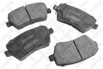 Купить STELLOX 000080BSX колодки дисковые передние! с антискрип. пластинами\ Changan, Nissan Micra 1.2i 10>