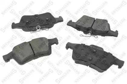 Купить STELLOX 000081BSX колодки дисковые задние! с антискрип. пл.\ Ford Focus II/C-Max, Mazda 3 1.4-2.4/2.0D 03>