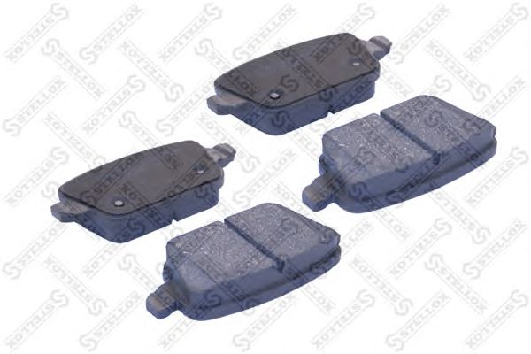 Купить STELLOX 000091BSX колодки дисковые задние! с антискрип. пластинами\ Land Rover Freelander 2 3.2/2.2TD 06>
