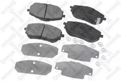 Купить STELLOX 000655BSX колодки диск. перед. ! с антискрип. пластинами\ Toyota Corolla, Auris 1.3-1.8/1.4D 12>