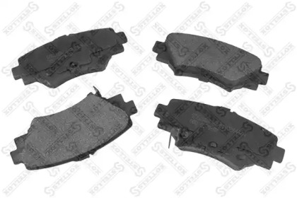 Купить STELLOX 000657BSX колодки дисковые задние ! с антискрип. пластинами\ Changan, Mazda 3 1.5/2.0/2.2D 13>