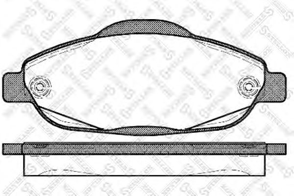 Купить STELLOX 001096BSX 1323 00=FDB4003 [425393] !колодки дисковые п.\ Peugeot 308 1.4/1.6 07>