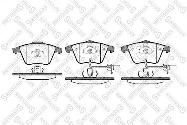 Купить STELLOX 002003SX FDB1629 !колодки дисковые п.\ Audi A4 all/A6 4.2 quattro 04>