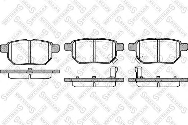 Купить STELLOX 002008SX колодки диск. з.!\ Lifan Celliya/X50, Toyota Auris 1.4VVT-i -2.2D 07>/Yaris 1.0VVT-i 06>