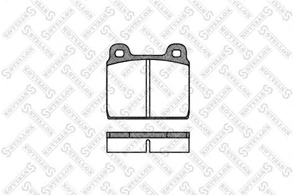 Купить STELLOX 013020SX 002 20=571236X !колодки дисковые п.\ VW T2 1.6-2.0/1.6D 79-86