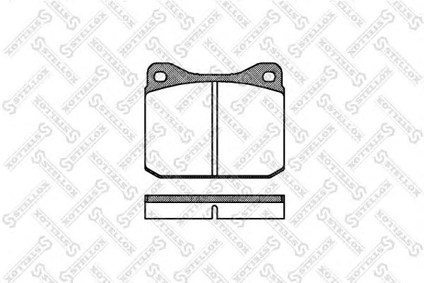 Купить STELLOX 021010SX 010 10=FDB129 !колодки дисковые п.\ VW LT 28 75-96