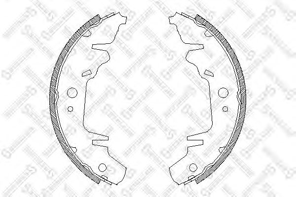 Купить STELLOX 031100SX колодки барабанные! \ KIA Carnival all 99>, Chrysler Voyager all 96>