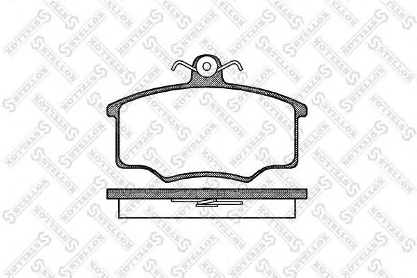 Купить STELLOX 057020SX 046 20=FDB412 !колодки дисковые п.\ Audi 80 1.8/2.0 84-86