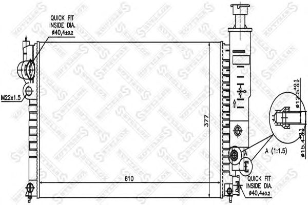 Купить STELLOX 1025036SX Радиаторы сист.охлаждения™STELLOX 1025036SX