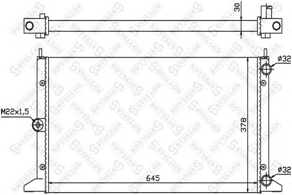 Купить STELLOX 1025107SX радиатор системы охлаждения!\ VW Sharan, Ford Galaxy 1.9TDi 95>