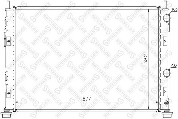 Купить STELLOX 1025282SX радиатор системы охлаждения!\ Chrysler Stratus 2.0/2.7 00>