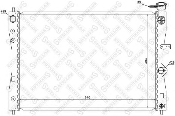 Купить STELLOX 10-26695-SX Радиатор системы охлаждения