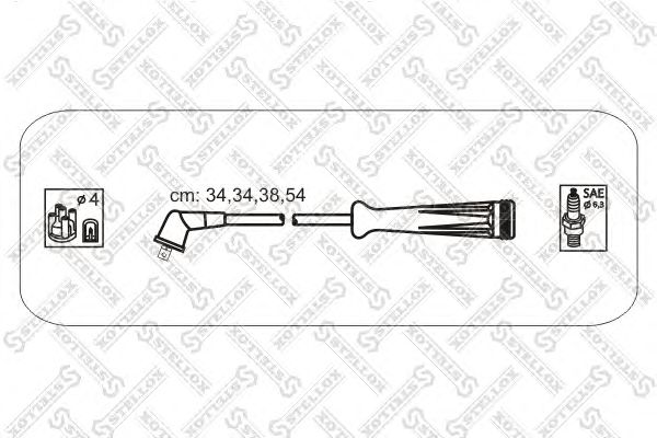 Купить STELLOX 1038018SX к-кт проводов!\ Renault Clio II/Scenic 1.6i K7M 97>